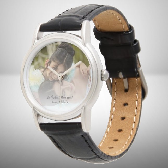 Montre Meilleure maman jamais Photo eWatch (Best Mom Ever Photo Watch)
