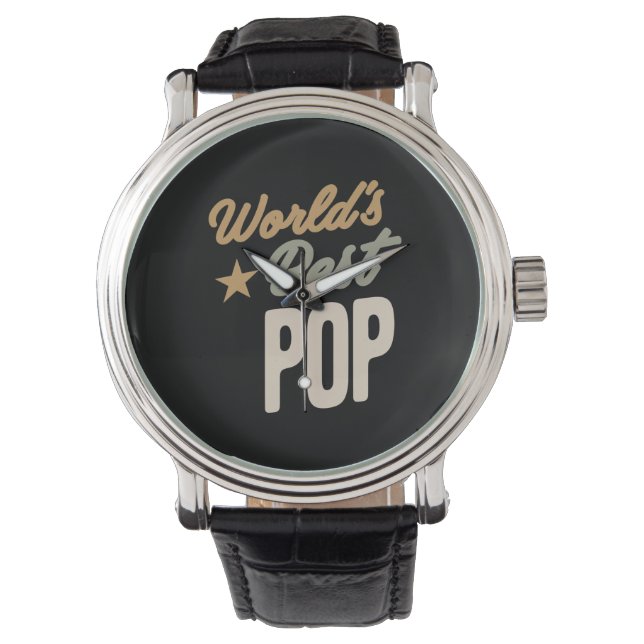 Montre Meilleure pop du monde - Cadeaux père et grand-pèr (devant)