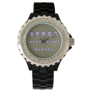 Montre mémoire insuffisante
