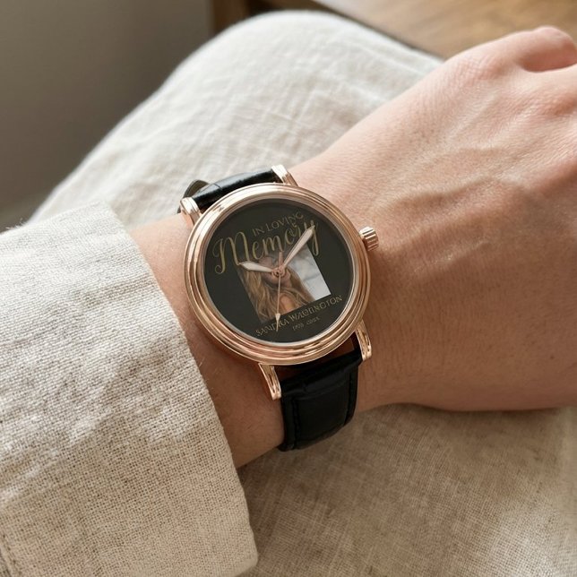 Montre Mémorial photo personnalisé (Créateur téléchargé)