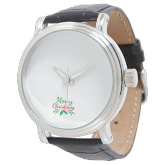 Montre Men watch with Christmas design