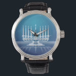 Montre Menorah illuminé par les étoiles II<br><div class="desc">Illustrations originales par Thedustyphoenix. http://www.thedustyphoenix.com</div>