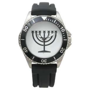 Montre Menorah juive (symbole du judaïsme)