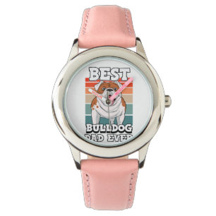 Montre Mens Best Bulldog Dad ever Dog Puppy Lover