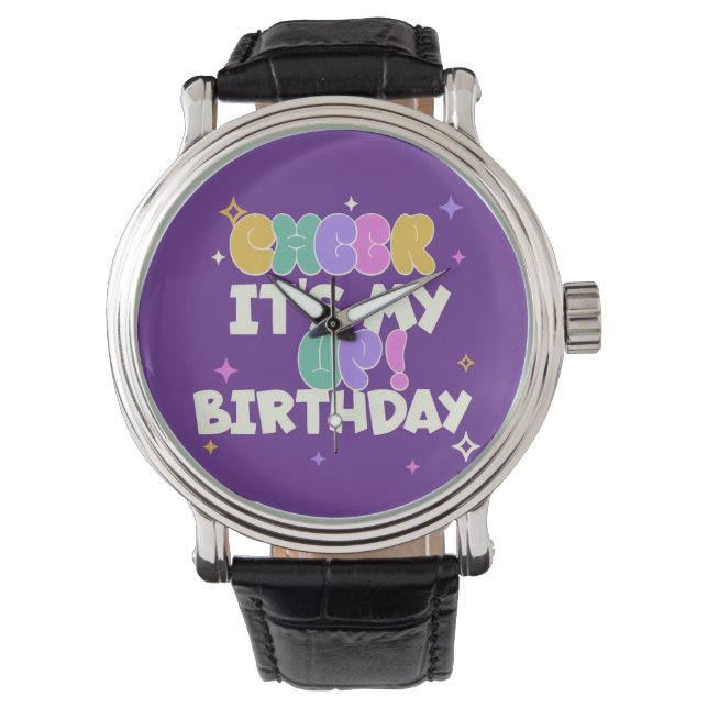 MONTRE MEN'S BIRTHDAY CHEER UP SILVER EWATCH  (devant)