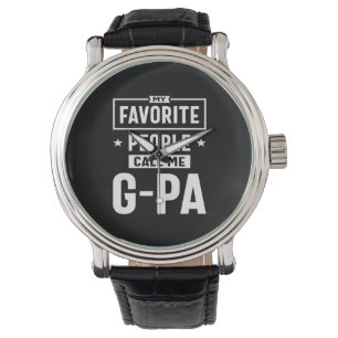 Montre Mens Cadeaux Mes Favoris Appelez-Moi G-Pa