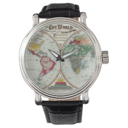 Montre Men's Missonary World Map Watch