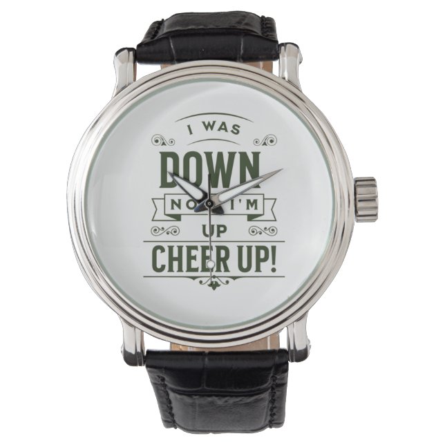 MONTRE MEN'S NOW I'M UP CHEER UP SILVER EWATCH  (devant)