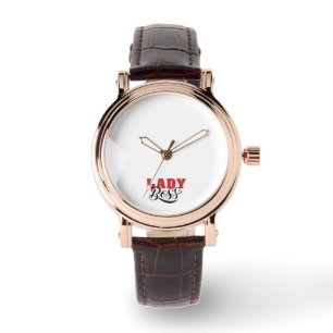Montre Mentalité de patronne – Conception de citation pou
