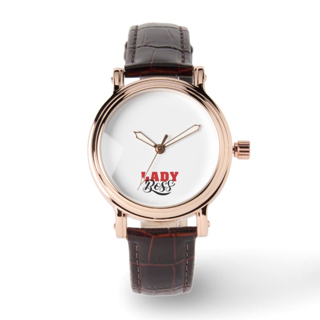 Montre Mentalité de patronne – Conception de citation pou (Recto)