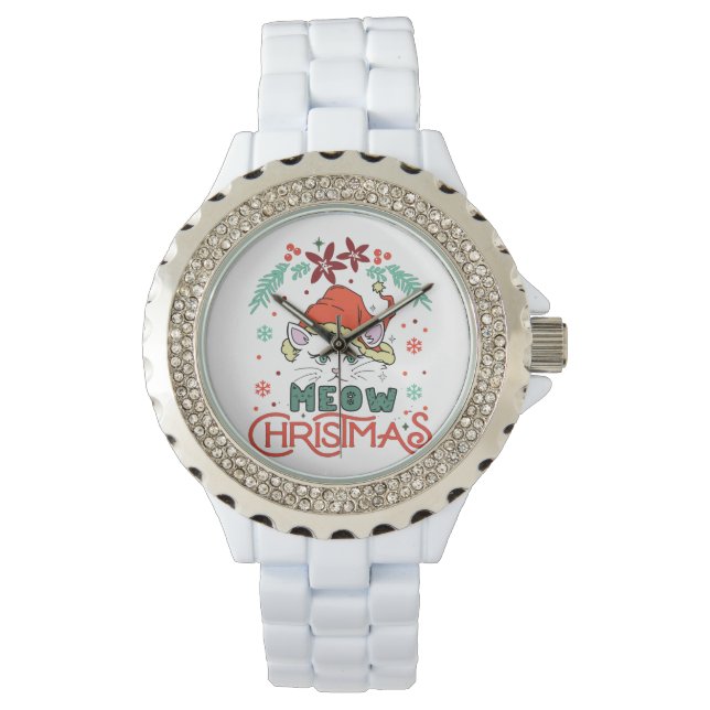 Montre Meow Christmas, Merry Christmas (devant)