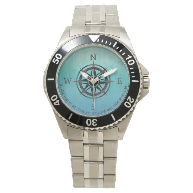 Montre Mer bleue Ombre (devant)