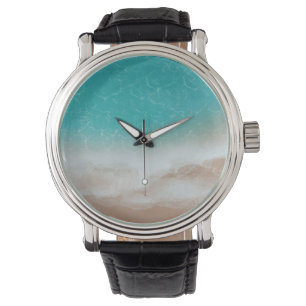 Montre Mer et plage vues d'en haut Art abstrait cool