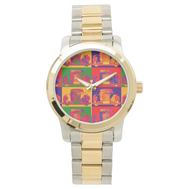 Montre Mercedes Benz 300 Luxury Car Pop Art (devant)
