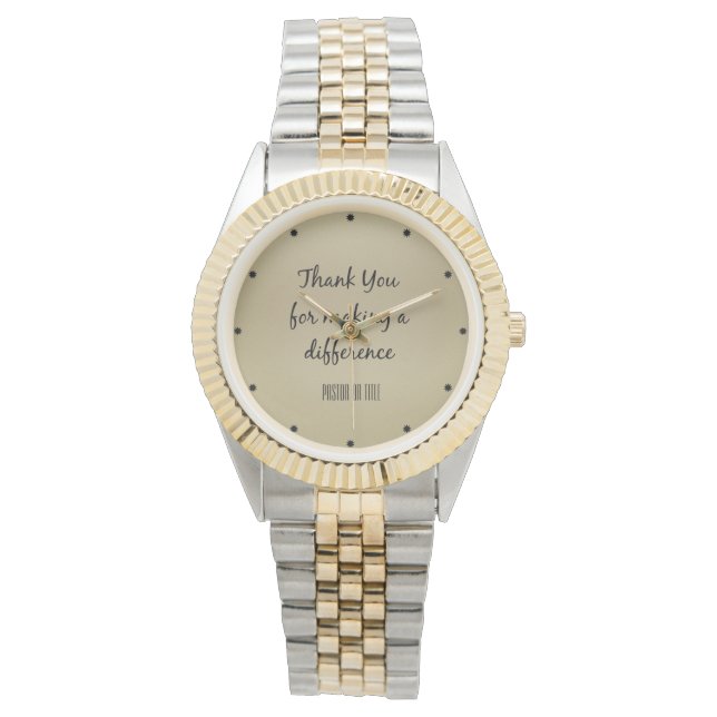 Montre Merci Pasteur (devant)