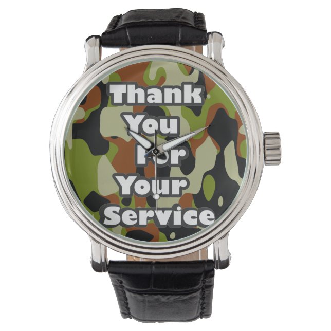 Montre Merci pour votre service (devant)
