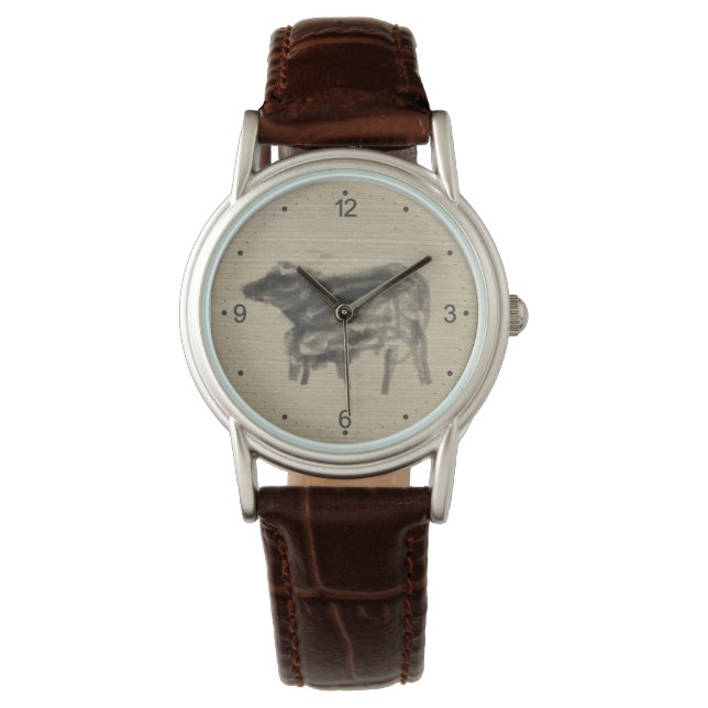 Montre Mère Buffalo et son petit chinois Ox Year W (devant)