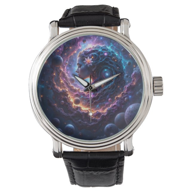 Montre Mère de l'Univers – Celle qui rêve les étoiles. (devant)