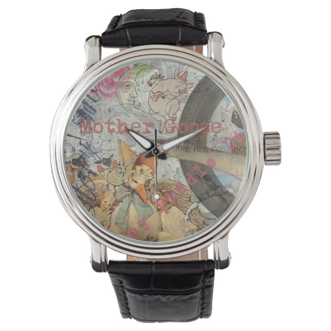 Montre Mère Goose Nursery Rhyme Fairy Tale (devant)