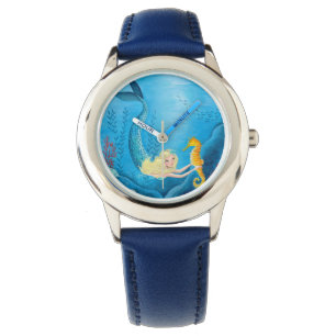 Montre Mermaid Girl Blue Regarder