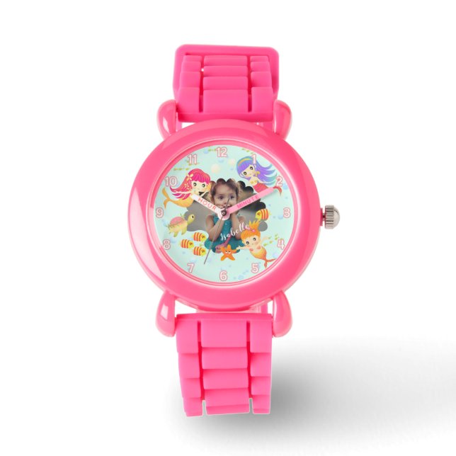 Montre Mermaids Blue Photo (Recto)