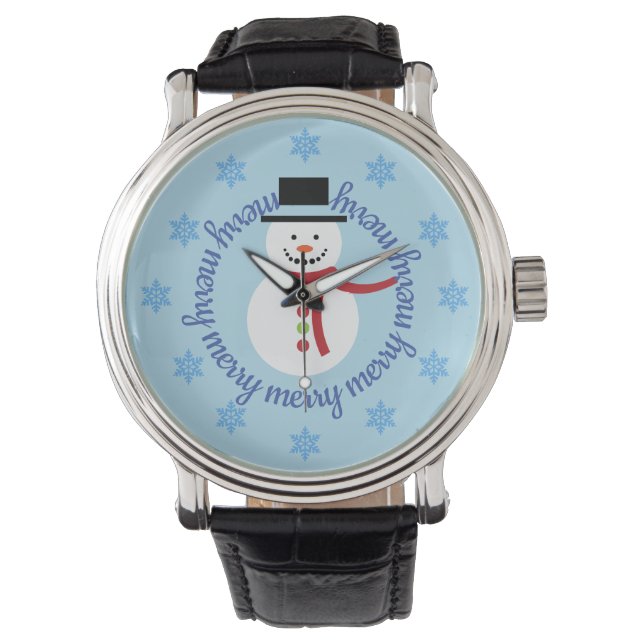 Montre Merry Merry Snowman (devant)
