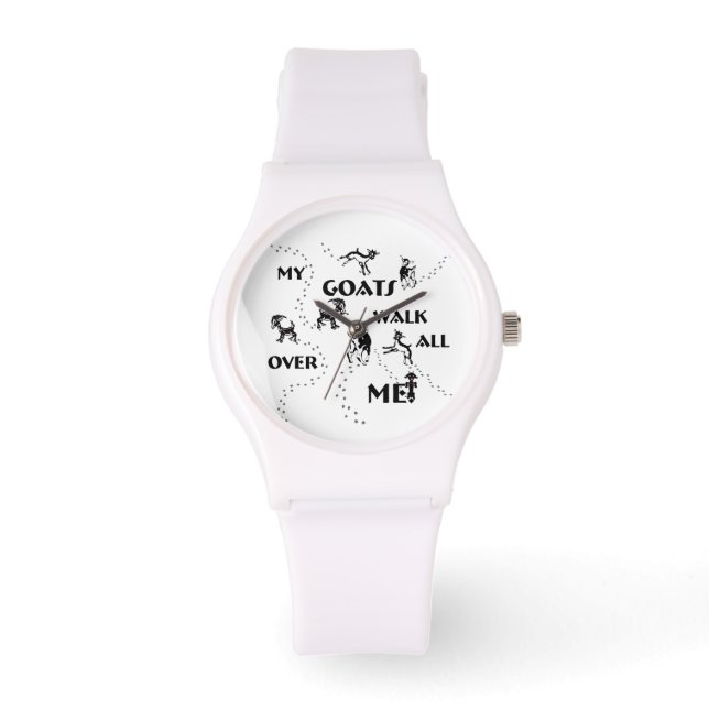 Montre Mes chèvres marchent sur moi (Recto)