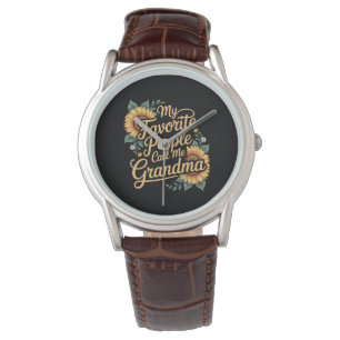 Montre Mes personnes préférées m'appellent grand-mère pou