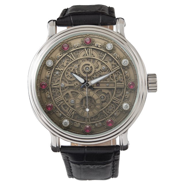 Montre métallique industrielle, Équipements, Cogs, (devant)