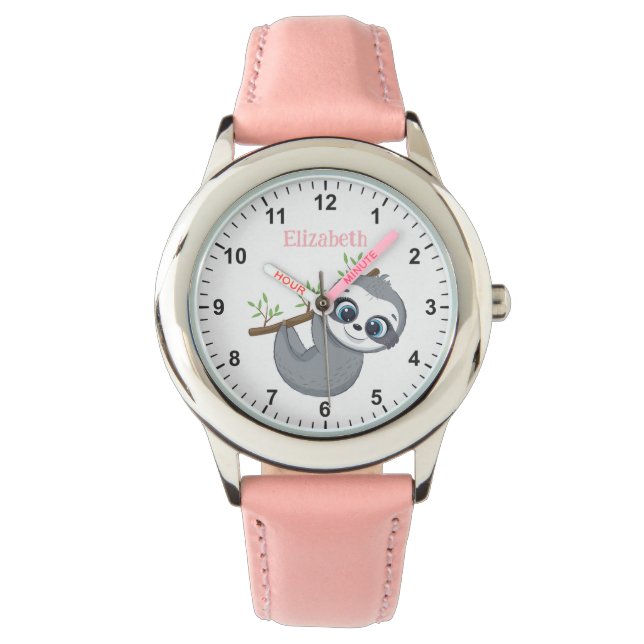 Montre Mete Baby Sloth Girl's First Watch (devant)