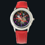 Montre Mettez vos propres chats volant des OVNI scène de<br><div class="desc">De jolis et mignons petits chatons envahissent une autre galaxie où les chatons sont les chefs suprêmes. Ils envahissent avec leur sinistre projet de prendre le contrôle de l'univers. En portant sur le mignon et adorable j'ai conçu ce visage de montre pour le plaisir avec des petits chatons contrôlant les...</div>