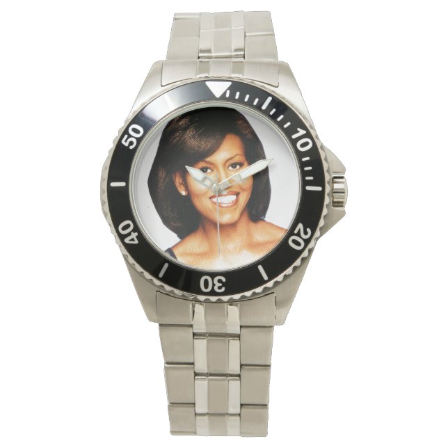 Montre MICHELLE OBAMA SMILING watch (devant)