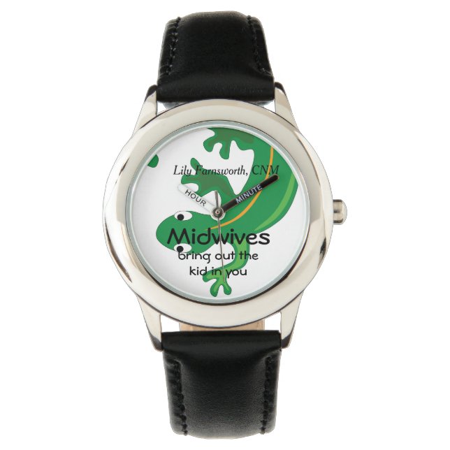 Montre Midwids et Lizard vert Twisty (devant)