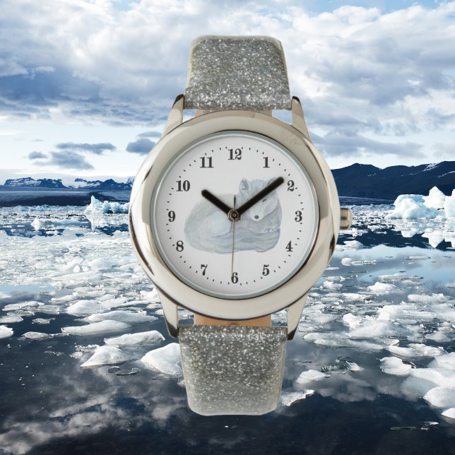 Montre mignon Amateurs de renard arctique Regarder (Créateur téléchargé)