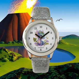 Montre mignon amoureux de dragon imaginaire ajouter le no