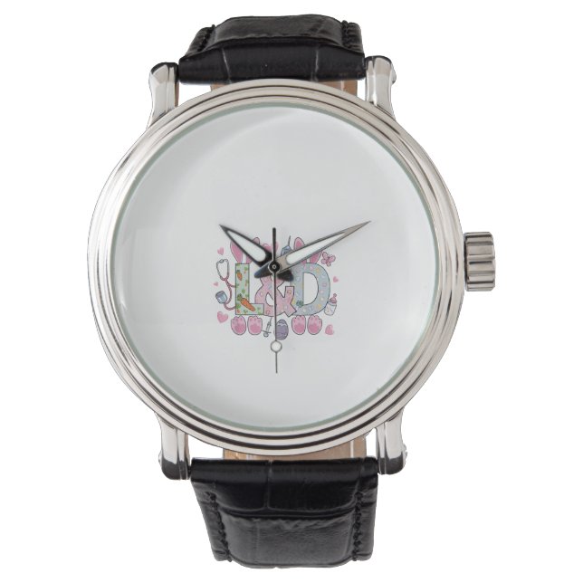Montre Mignon infirmière de travail et d'accouchement L&D (devant)