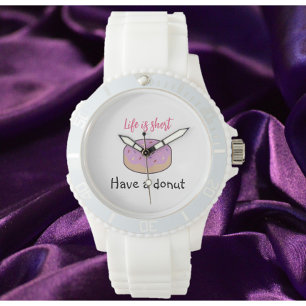 Montre Mignonne Avoir Un Carré De Donut