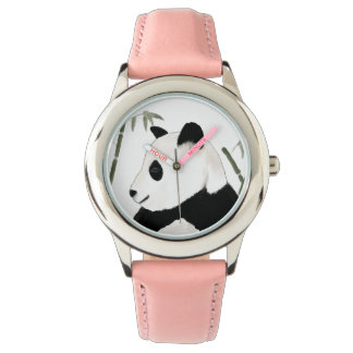 Montre mignonne d'enfants de panda géant