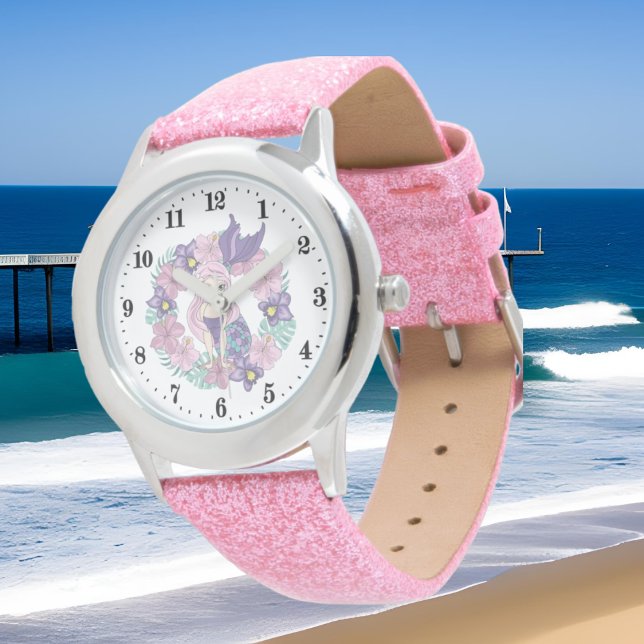 Montre mignonne fille de sirène de plage Regarder (Créateur téléchargé)