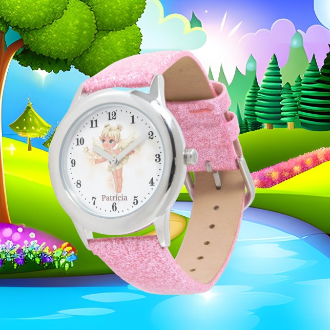 Montre mignonne filles imaginaire fairy ajouter nom Watch (Créateur téléchargé)