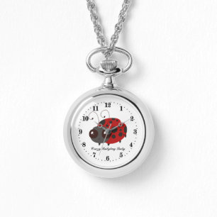 Montre mignonne folle ladybug lover ajouter du texte