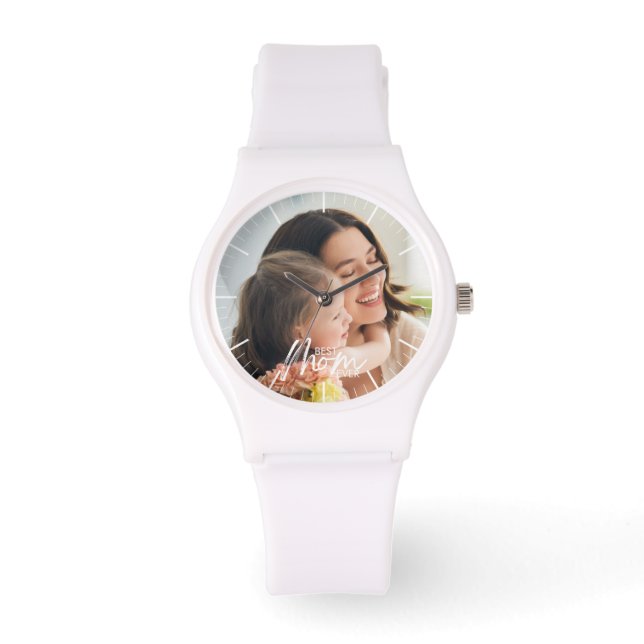 Montre Mignonne Maman fille Ajouter votre photo eWatch Wa (Recto)