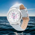 Montre mignonne plage licorne hippocampe ajouter nom<br><div class="desc">mignonne plage licorne hippocampe ajouter nom Watch</div>