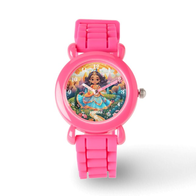 Montre mignonne princesse amoureuses filles ajouter le no (Recto)