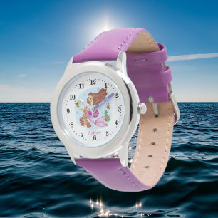 Montre mignonnes filles amatrices sirènes ajouter nom Wa