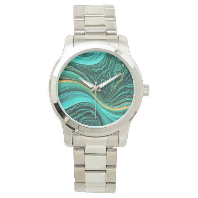 Montre "Mijas" Couches de saphir et de soleil (devant)