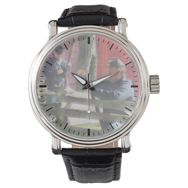Montre Militaire de l'Union chargé du fusil (devant)
