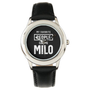 Montre Milo Nom personnalisé Anniversaire Cadeau