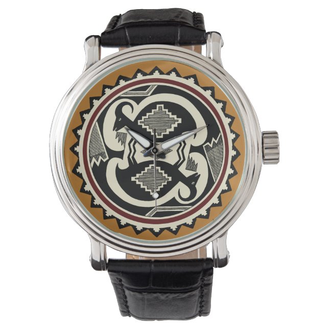 Montre Mimbres Tribal Spiritueux Wristwatch (devant)