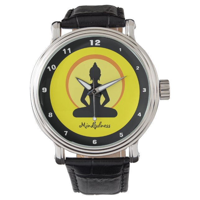 Montre Mindfulness & Meditation Design Watch (Bouddha) (devant)